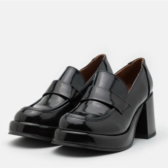 Madden Girl Shoes - Madden Girl DELPHINE - Platform heels - black Loafers